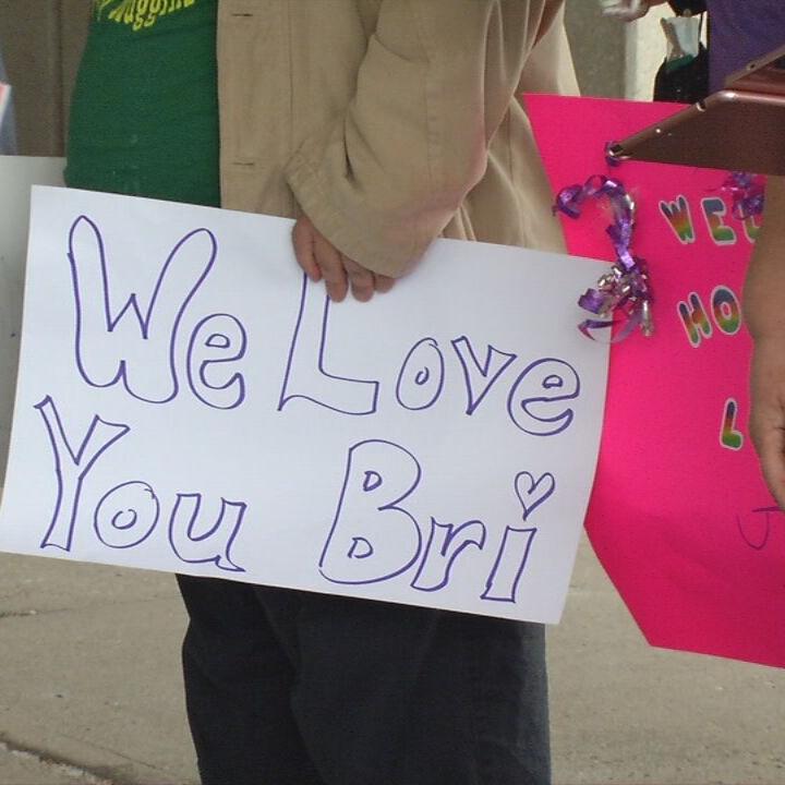 Poster created to celebrate Brianna Heitzman's homecoming from Baptist Health Louisville